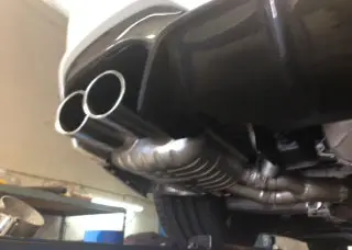 M-Performance Exhaust Installation Dual Exhaust System Tustin