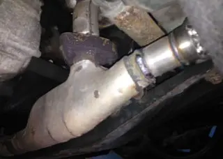 Flex-Pipe Replacement for Nissan Maxima Orange Pipe Welding Service